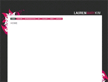 Tablet Screenshot of laurenmarykim.com